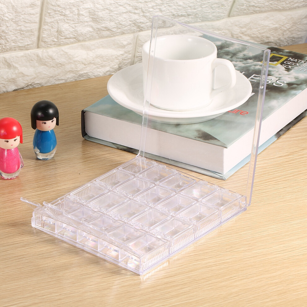 20 Grid Acrylic Bead Storage Box Nail