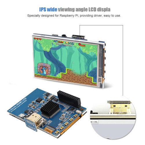 3.5Inch Spi Lcd Interface1080P Lcd Display, Multi-Language Osd Menu, Clear Display Effect, Adjustable Resolution, Fast Response Resistive Touch 1