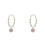 2St ABS Roze Halsband En Elegant En 4