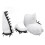 Crashing Ghost Plush Toy for Halloween Window Decoration 7