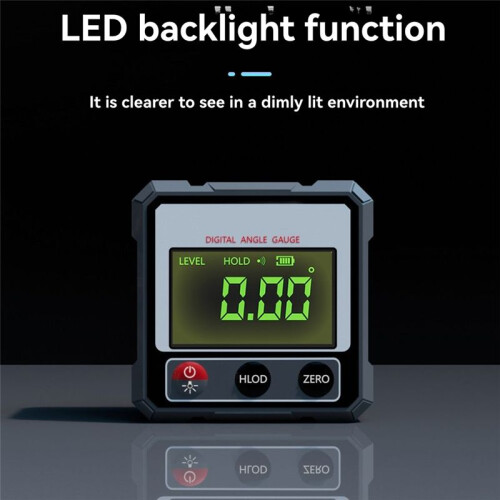 Professional Laser Level Digital Protractor 4 Direction 90 Degree Inclinometer Magnetic Base Angle Measuring Tool 2