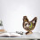 Hühner-Lichtstatue aus Holz, Buchsbaum, 3D-Hohlform 7