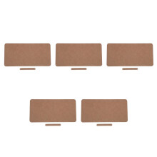 5Stk Khaki Leder Schreibtischpad Dual Mauspad Büro