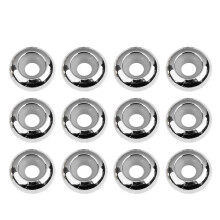 20Stk Praktische Silberne Silikon Stopperperlen Für Schmuck DIY