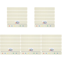 5Sets Praktische Weiße Filzstreifen Bulletin Board Für Zuhause & Büro