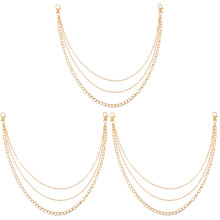 6Stk Goldene Dekorative Hosenkette Für Jeans Hosen