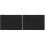 2Pcs Lightweight Black Calligraphy Felt Mat Practical Drawing Desk Pad 1