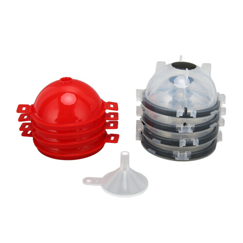 Ice Ball Mold Set - PP, Stackable, 4pcs 2