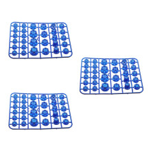 90Stk Schraubenabdeckungen Hexagon ABS Blau Für Motor Schutz