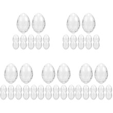 60St Transparante Paaseivorm Snoepdoos Plastic Voor Party En DIY