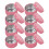 40Pièces Pots Rangement Aluminium Rose Étanches 3