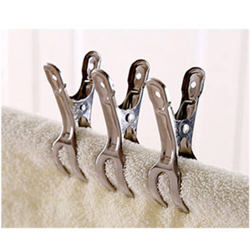 5Pcs Stainless Steel Clothespins Rustproof Durable 2