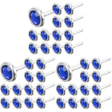 300Pièces Petits Brads Métalliques Bleus Pour Activités Manuelles DIY