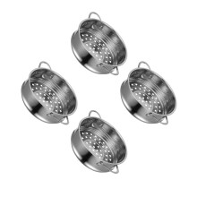 4Stk Dampfkorb Küchen Steamer Für Zuhause Silber Vielseitig