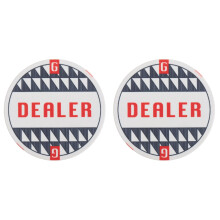 2Pièces Dealer Button Poker Accessoire Jeu