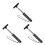 3Pièces Essuie-Glace Rétroviseur Multifonction Durable Noir 4