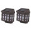 2Pack LED Solar Wall Light for Garden, Courtyard & Porch 8