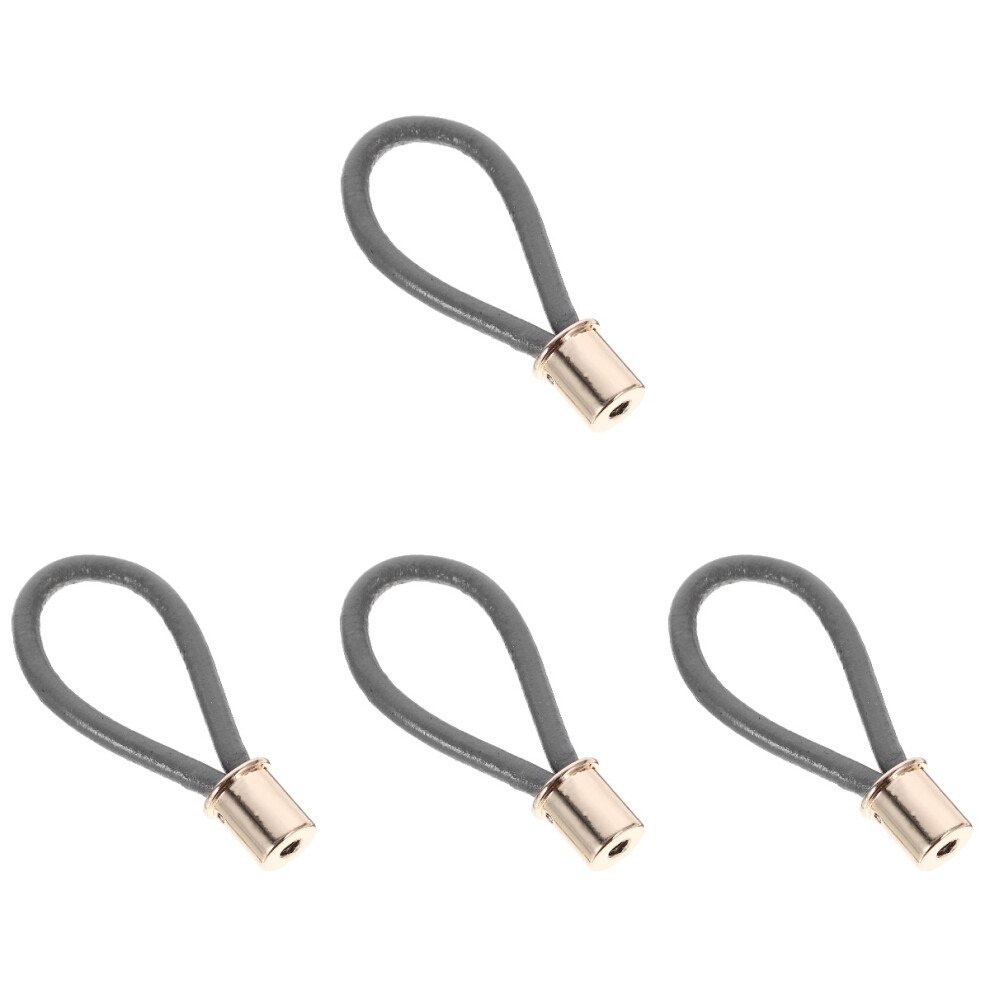 4Pcs Smooth Grey Rope Pull Handles For Dresser Drawer Cabinet 3713122728420