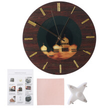Large Arabic Numerals Wall Clock Silent Non Ticking Battery Operated Decorative Wall Clock Modern Simple Design Round Shape Reliable And Durable For