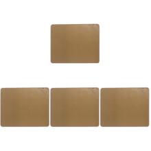 4Sets Portable Silicone Fiberglass Fireproof Mat for Outdoor Use