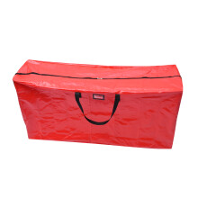 Labeling Card Slot Tree Bag Waterproof Christmas Tree Storage Bag Reinforced Handle Holiday Storage Polyethylene Xmas Tree Container For Artificial