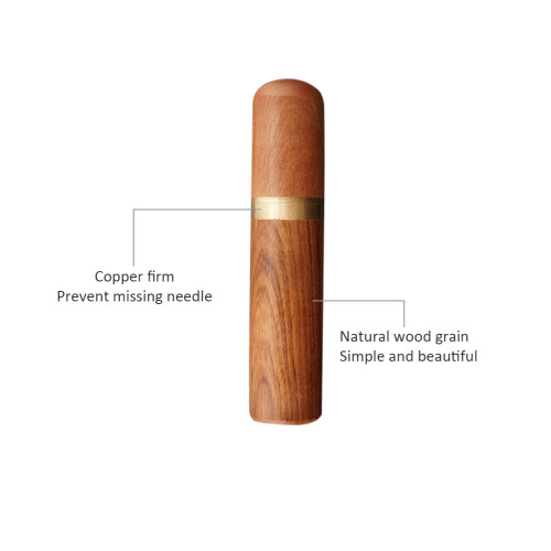Wooden Needle Storage Tube8.5cm 2