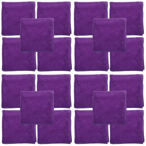 20Pcs Purple Microfiber Guinea Pig Pads Reusable Soft Pet Bedding