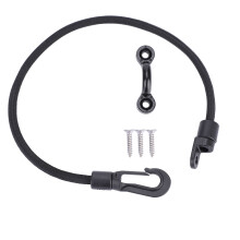 Surfboard Kajak Deck Mount Rope Holder Gurtverschluss 38 cm Schwarz