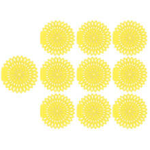 10 pièces de filtres pour urinoir, désodorisant, anti-éclaboussures, parfum citron, en EVA, 418 g