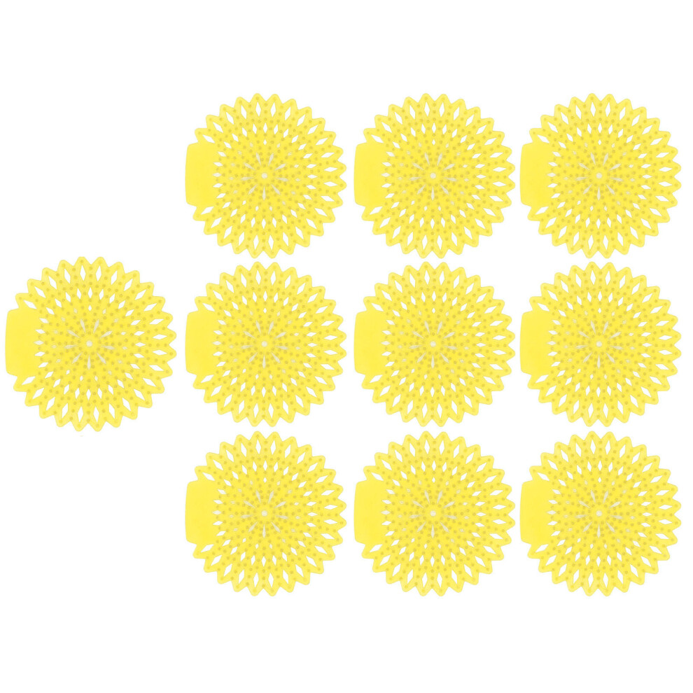 10Pcs Urinal Screens Deodorizer Splash Proof Long Lasting Odor Remover 4041387487325