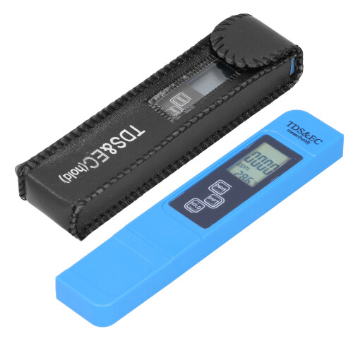 Water Quality Testing Kit Featuring4Measurement Modes TDS EC pH Temperature Auto Compensating for Temperature and Auto Shut Off Durable Titanium 1
