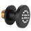 G1/2 Brass Wall-Mounted Adjustable Shower Spray Jet, Matte Black 1
