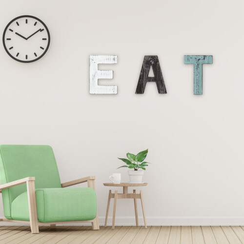 EAT Holz Wanddeko Winter 1