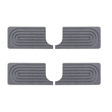 Faucet Mat for Kitchen Sink, Drying Sink Protectors, Bathroom Faucet Guard, Quick Dry Water Absorbing Grey
