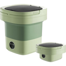 Draagbare Wasmachine, 16L Wasmachine met 3 Standen voor Diepe Reiniging van Ondergoed, Babykleding, Shirts en Kleine Delicate Stoffen