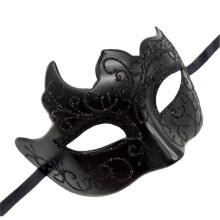 2 Pack Boys Masquerade Masks Carnival Party Blindfolds New Carnival Fancy Costumes Sexy Party Decorations Black