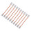 10 stk. LED-strimmelstiksæt, 3-benet, 10 mm, PC-materiale 7