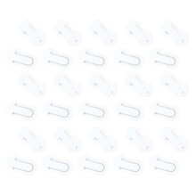 30pcs Sublimation Blank PET Bookmark Double Sided Plastic Clear Heat Transfer Bookmark for School/Grad/Birthday Use