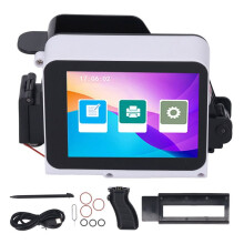 Handheld Inkjet Printer 12.7mm Inkjet Printing Machine for Barcode Date Label Batch Number Support Multi Languages