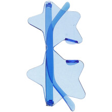 1Paar Multifunktionale Blaue Stern Sonnenbrille Für Party Cosplay