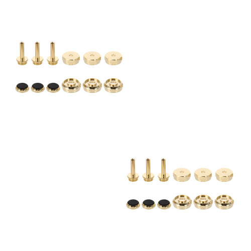 2Stk Piston Button Buckle Trompete Kupfer Schwarz Musikinstrument Tool