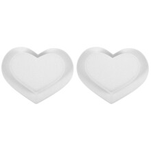 2Stk Weiße Eva Stoff Hüte Mini Zylinder Für Puppen-Accessoires