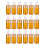 50Stk -Glasflaschen Mit Tropfer, Uv-Schutz, Orange, Für 1