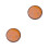 4Pcs Lightweight Durable Orange Plastic Reflective Discs for Bike Use 1