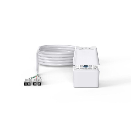 LED Light Computer Desktop  PC Motherboard External Start Power Button Extension Cable for Home Office 1.65M White 2