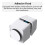 LED Light Computer Desktop  PC Motherboard External Start Power Button Extension Cable for Home Office 1.65M White 7
