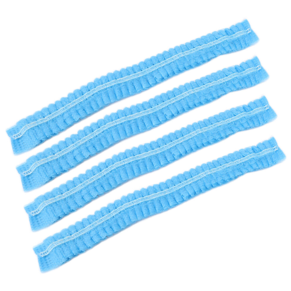 Disposable NonWoven Net Cap 100pcs Breathable & Stretchable for Salon & Bath