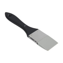 2X Silicone Color Shaper Brush Wide Firm Flat Paint Brush Flexible Acrylic and Water Based Painting Tool, 1.5 Inch