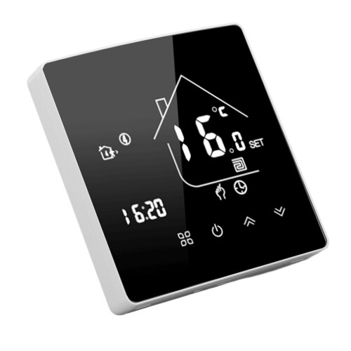 Underfloor Heating Controller Smart WiFi Programmable Thermostat Touch Screen LCD Display With Microcomputer Technology High Accuracy Temperature 2
