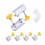Easy Install Window Security Lock For Sliding Windows Aluminum Alloy Security Locks With Keys Adjustable Sliding Window Stops With Protective Gaskets 2